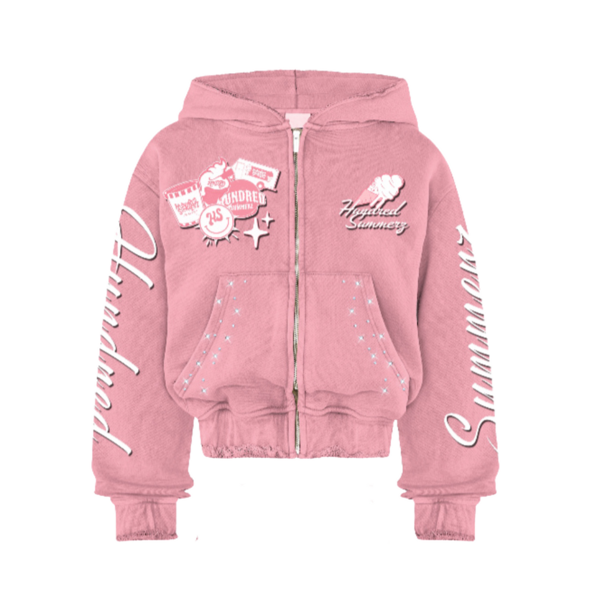 Hundred Girlz Hoodie "Pink"